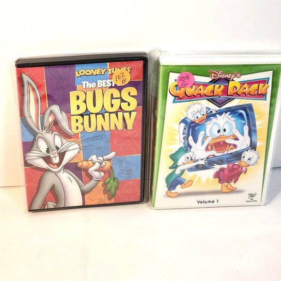 Disney Quack Rack & Looney Tunes Best Of Bugs Bunny DVD Bundle. Create a Bundle! - Picture 1 of 11